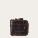 Kis Wallet, brown croco